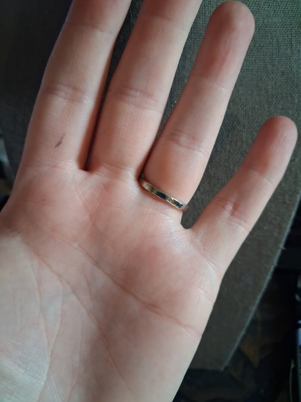Blue stoned ring - Picture 6 of 6